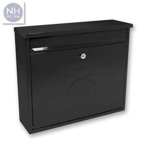 Sterling MB02BK Post Box Square Black - STEMB02BK 