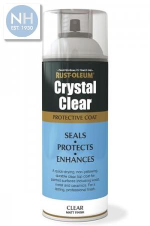Rustoleum Crystal Clear Matt Spray 400ml - TORCRYSTALMATT 
