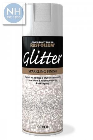 Rustoleum Silver Glitter Spray Paint 400ml - TORGLITTERSILVER 