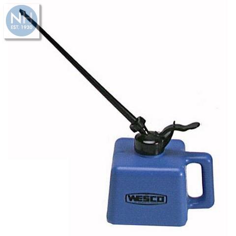Wesco 1000 Poly Oil Can 1000cc c/w Nylon Spout - WES1000 - DISCONTINUED 