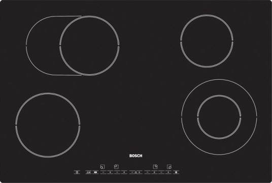 Bosch PKN791E02E Extra wide 4 zone ceramic hob - DISCONTINUED 