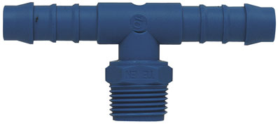 TEFEN 1/8" x 1/8" Mi Branch Tee Hose Connector - PN22-4-18 