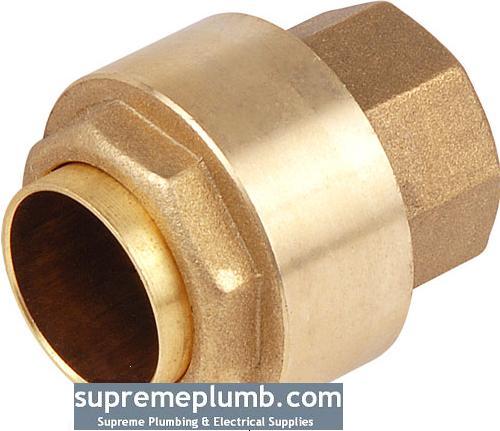 Brass Plumbfit 22mm Stop End - PF06D - DISCONTINUED