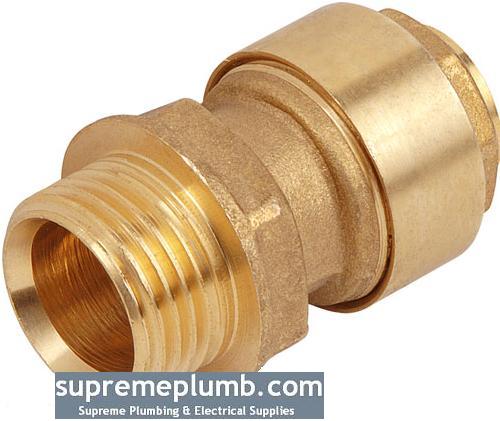 Brass Plumbfit Mi Straight 15mm x 1/2" - PF12C4 - DISCONTINUED