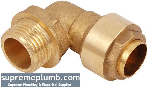 Brass Plumbfit Mi Elbow 15mm x 1/2" - PF17C4 - DISCONTINUED