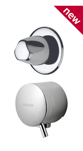 Aqualisa Quartz Digital - Bath Waste Filler & Diverter Valve