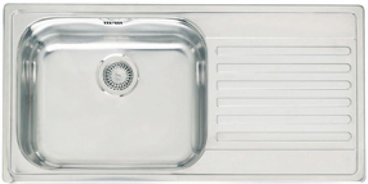 Reginox Minister 10 Single Bowl Stainless Steel Sink RHD - RL219S/MINISTER 10