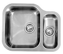 Reginox Alaska 1.5 Bowl Stainless Steel Undermount Sink RHD - L6150/ALASKA