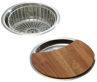 Reginox RL216S Round Bowl Set and Accessories - RL216S/ROUND BOWL SET