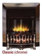 Robinson Willey Supereco Classic Electric Fire - Chrome