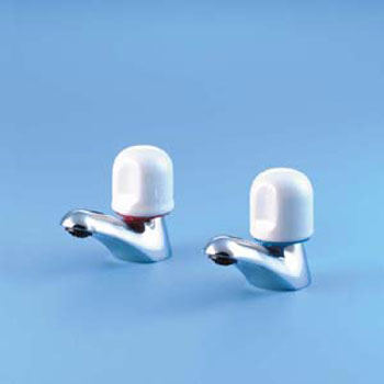 Millenia Luxe Basin Pillar taps Excl Heads - DISCONTINUED - C29400 - S7000AA
