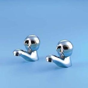 Millenia QT 1/2 inch Basin Pillars - DISCONTINUED - C28900 - S7002AA