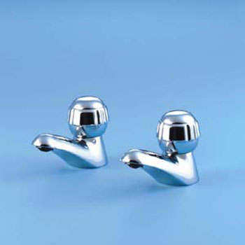 Millenia Luxe Basin Pillar taps Excl Heads - DISCONTINUED - C29405 - S7010AA