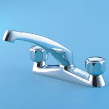 Fairline 1/2 inch Deck Mounted Sink Mixer Set CP - C29362 - S7916AA - DISCONTINUED