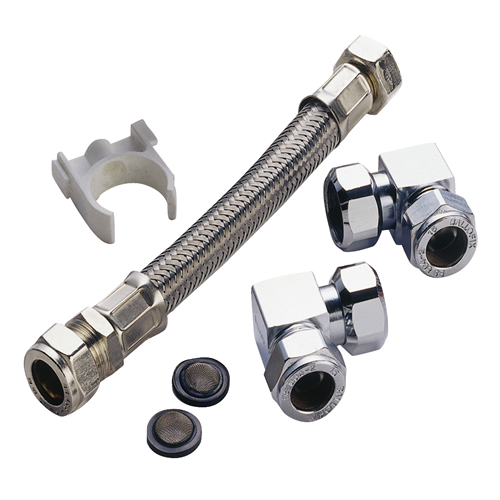SIRRUS - Fitting Pack B inc Elbow Chrome Plated - SK503-2
