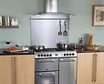 BELLING SPL100 100CM SPLASHBACK WITH HOLDER IN S/STEEL