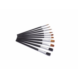 Harris Seriously Good Flat Artist Paint Brushes - Pack 10 - STX-100280 