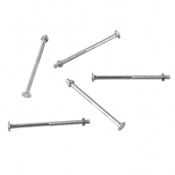 SupaFix Carriage Bolt Pack 20 - Zinc Plated - M6 x 100 - STX-100480 