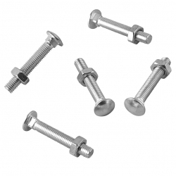 SupaFix Carriage Bolt Pack 20 - Zinc Plated - M8 x 50 - STX-100500 