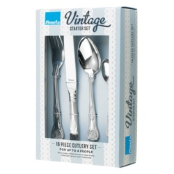 Amefa Vintage Cutlery Box - 16 Piece Kings - STX-100522 