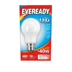 Eveready LED GLS - 40W 480lm B22 - STX-101033 