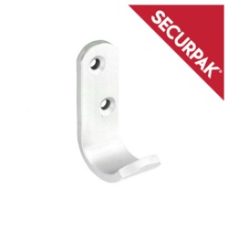 Securpak Coat Hook Pack 2 - 50mm Aluminium - STX-101388 