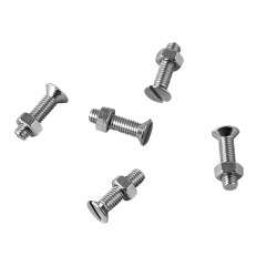 SupaFix Countersunk Machine Screw Pack 100 - M5 x 20mm - Zinc Plated - STX-101412 