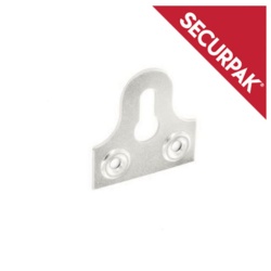 Securpak Zinc Plated Slotted Glass Plate - 38mm Pack 4 - STX-101439 