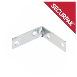 Securpak Zinc Plated Corner Brace - 75mm Pack 3 - STX-101474 