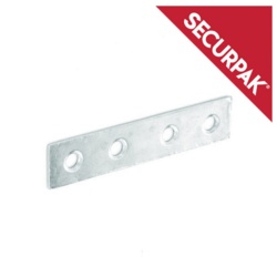 Securpak Zinc Plated Mending Plate - 100mm Pack 2 - STX-101478 