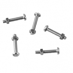 SupaFix Pan Head Machine Screw - M4 x 25mm - Zinc Plated - STX-101508 