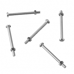 SupaFix Pan Head Machine Screw - M5 x 25mm - Zinc Plated - STX-101550 