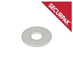 Securpak Zinc Plated Penny Washers - M8x38mm Pack 6 - STX-101652 