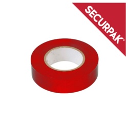 Securpak 5m PVC Tape - Red - STX-101691 