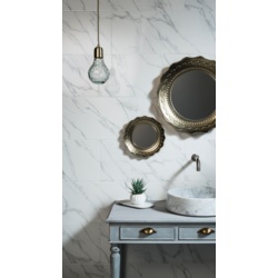 Johnson Carrara White Marble Wall Tile 600 x 300 x 10mm - 0.9m2 - STX-101746 
