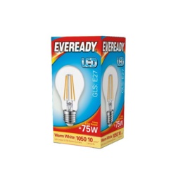 Eveready LED Filament GLS E27 1050LM ES - 8.5W 27000K - STX-101796 