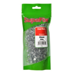 SupaFix Clout Nails - 30mm x 2.65mm x 500g - Galvanised - STX-101810 