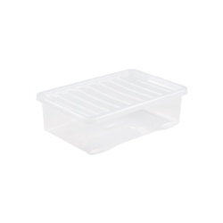 Wham Crystal Clip Lid Underbed Box - 32L Clear - STX-102117 