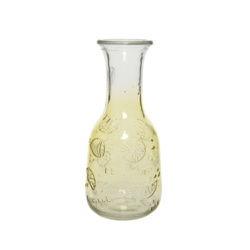 Kaemingk Glass Carafe - Lime Soft Yellow - STX-102207 