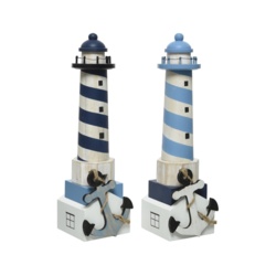 Kaemingk Pinewood Lighthouse - Assorted - STX-102256 