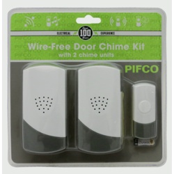Pifco Mains Cordless Doorchime - Twin Pack - STX-102393 