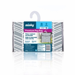 Minky Premium Geometric Peg Bag - STX-102394 