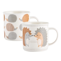 Price & Kensington China Mug - Hedgehogs - STX-102661 