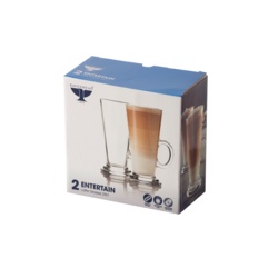 Ravenhead Entertain Latte Glasses Set 2 - 26cl - STX-102663 