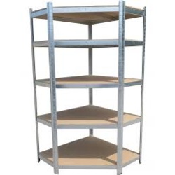 Hilka Corner Boltless Shelving 5 Tier - 175kg Load Limit - STX-102681 