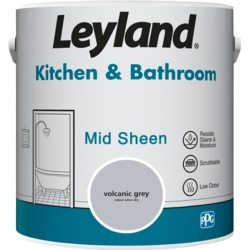 Leyland Kitchen & Bathroom Mid Sheen 2.5L - Volcanic Grey - STX-102769 