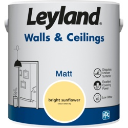 Leyland Walls & Ceilings Matt 2.5L - Bright Sunflower - STX-102804 