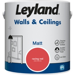 Leyland Walls & Ceilings Matt 2.5L - Racing Red - STX-102805 