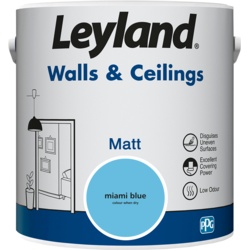 Leyland Walls & Ceilings Matt 2.5L - Miami Blue - STX-102808 