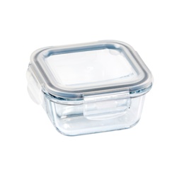 Wiltshire Square Glass Food Container - 300ml capacity - STX-102880 